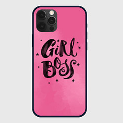 Чехол для iPhone 12 Pro Girl Boss!, цвет: 3D-черный