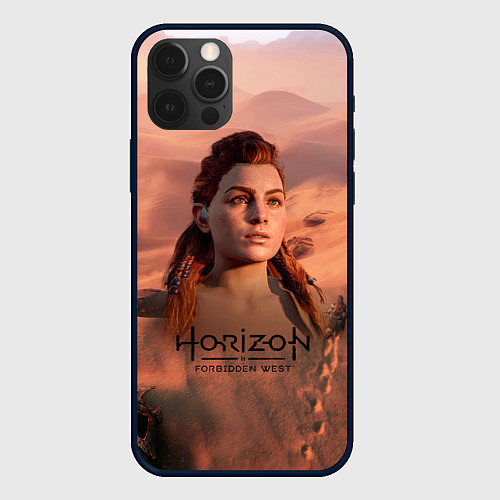 Чехол iPhone 12 Pro Aloy Horizon Forbidden Zero Dawn / 3D-Черный – фото 1