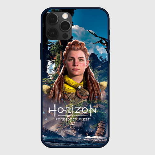 Чехол iPhone 12 Pro Horizon Aloy Элой / 3D-Черный – фото 1