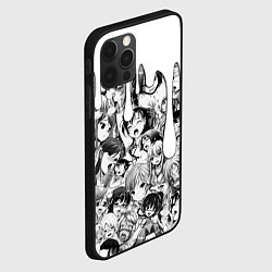 Чехол для iPhone 12 Pro АХЕГАО - AHEGAO ПОДТЕКИ, цвет: 3D-черный — фото 2