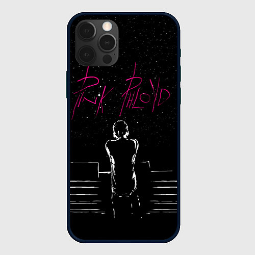 Чехол iPhone 12 Pro Pink Phloyd Фараон на Сцене Пинк Флойд / 3D-Черный – фото 1