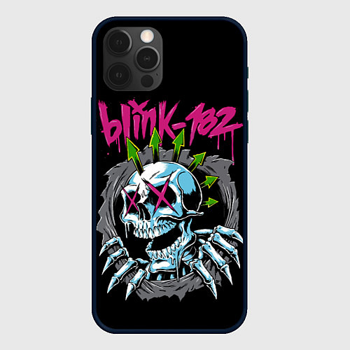 Чехол iPhone 12 Pro Blink 182 Блинк 182 / 3D-Черный – фото 1