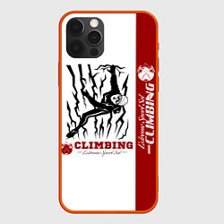 Чехол для iPhone 12 Pro Альпинизм Climbing, цвет: 3D-красный