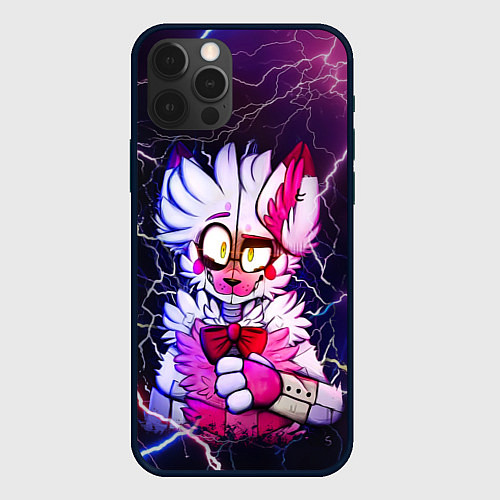 Чехол iPhone 12 Pro Foxy Five Nights at Freddys / 3D-Черный – фото 1