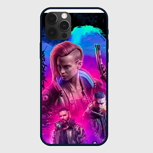 Чехол iPhone 12 Pro Vi Ви Cyberpunk 2077 / 3D-Черный – фото 1