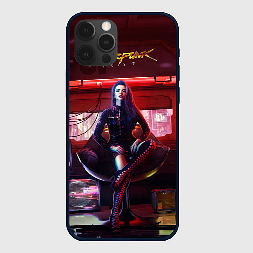 Чехол iPhone 12 Pro Vi cyberpunk 18 / 3D-Черный – фото 1