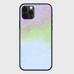 Чехол для iPhone 12 Pro Акварельный принт, цвет: 3D-черный