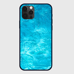 Чехол iPhone 12 Pro Голубой океан Голубая вода