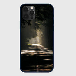 Чехол для iPhone 12 Pro Тенистый путь, цвет: 3D-черный