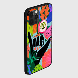 Чехол для iPhone 12 Pro Лето хипстера, цвет: 3D-черный — фото 2