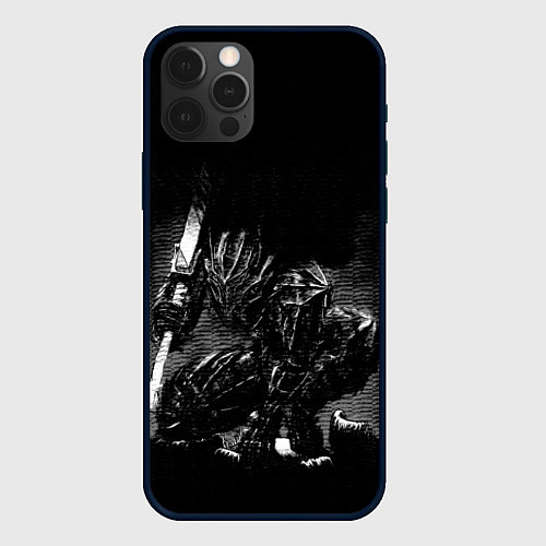 Чехол iPhone 12 Pro ГАТС В БРОНЕ БЕРСЕРК / 3D-Черный – фото 1