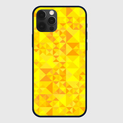 Чехол для iPhone 12 Pro Камуфляж спортивный Призма - солнце, цвет: 3D-черный