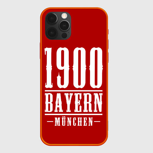 Чехол iPhone 12 Pro Бавария Bayern Munchen / 3D-Красный – фото 1
