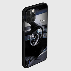Чехол для iPhone 12 Pro Jaguar Salon Prestige!, цвет: 3D-черный — фото 2