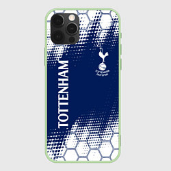 Чехол для iPhone 12 Pro TOTTENHAM HOTSPUR Тоттенхэм, цвет: 3D-салатовый