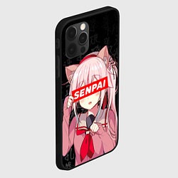 Чехол для iPhone 12 Pro Senpai, Anime Неко тян, цвет: 3D-черный — фото 2