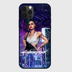 Чехол iPhone 12 Pro Judy Cyberpunk2077 Джуди