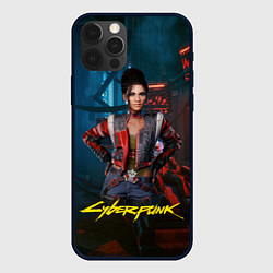 Чехол для iPhone 12 Pro Panam Cyberpunk2077 Панам, цвет: 3D-черный