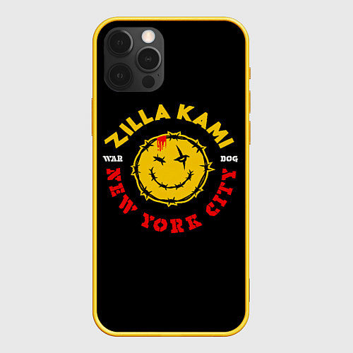 Чехол iPhone 12 Pro ZillaKami x SosMula City Morgue New York City / 3D-Желтый – фото 1