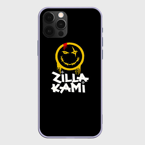 Чехол iPhone 12 Pro ZillaKami x SosMula City Morgue Smile / 3D-Светло-сиреневый – фото 1