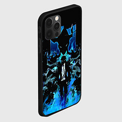 Чехол для iPhone 12 Pro Поднятие уровня в одиночку Со Джинву, цвет: 3D-черный — фото 2