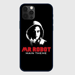 Чехол для iPhone 12 Pro MR ROBOT Хакер, цвет: 3D-черный