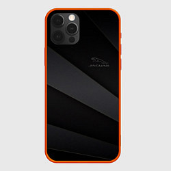 Чехол для iPhone 12 Pro JAGUR ЯГУАР autosport, цвет: 3D-красный