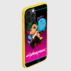 Чехол для iPhone 12 Pro Judy art cyberpunk2077, цвет: 3D-желтый — фото 2