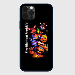 Чехол iPhone 12 Pro Five Nights at Freddys - FNAF - персонажи игры