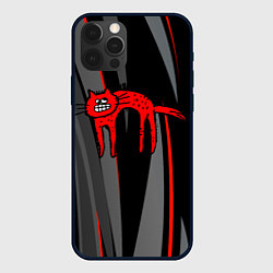 Чехол для iPhone 12 Pro Прикольный красный кот, цвет: 3D-черный