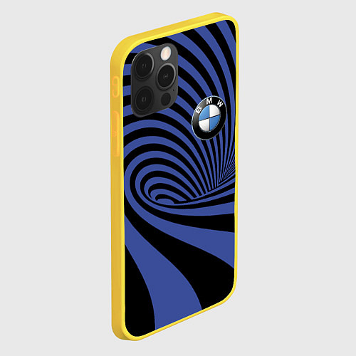 Чехол iPhone 12 Pro BMW Pattern Germany / 3D-Желтый – фото 2