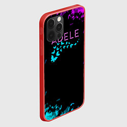Чехол для iPhone 12 Pro Adele neon, цвет: 3D-красный — фото 2
