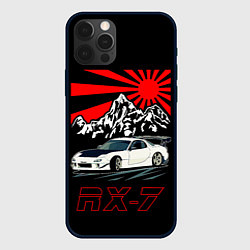 Чехол для iPhone 12 Pro Мазда RX - 7, цвет: 3D-черный