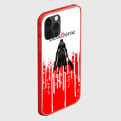 Чехол для iPhone 12 Pro BLOODBORNE потеки красок, цвет: 3D-красный — фото 2