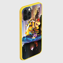 Чехол для iPhone 12 Pro Bowser racer Mario Kart 8 Deluxe, цвет: 3D-желтый — фото 2