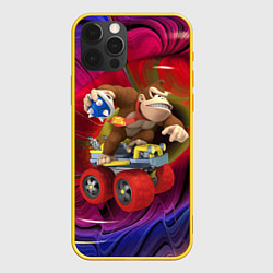 Чехол для iPhone 12 Pro Mario Donkey Kong Nintendo Video Game, цвет: 3D-желтый