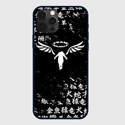 Чехол iPhone 12 Pro WALHALLA TEAM BLACK WHITE ЛОГО ТОКИЙСКИЕ МСТИТЕЛИ