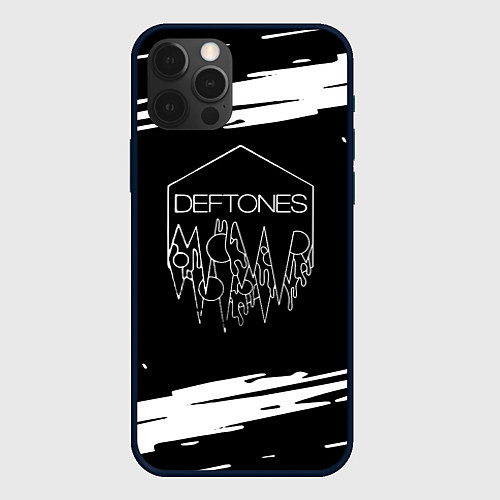 Чехол iPhone 12 Pro Deftones / 3D-Черный – фото 1