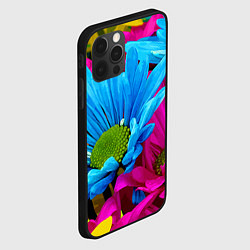 Чехол для iPhone 12 Pro Ромашки Pattern, цвет: 3D-черный — фото 2