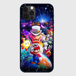 Чехол iPhone 12 Pro Super Mario Odyssey Space Video game