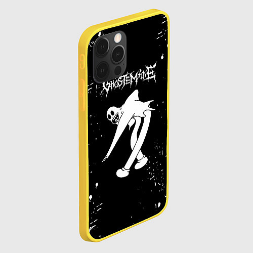 Чехол iPhone 12 Pro Ghostemane Rap Гостмейн / 3D-Желтый – фото 2