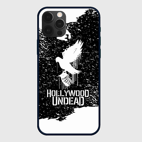 Чехол iPhone 12 Pro Hollywood Undead - CHAOS Out Now / 3D-Черный – фото 1