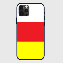 Чехол для iPhone 12 Pro СЕВЕРНАЯ ОСЕТИЯ РЕСПУБЛИКА, цвет: 3D-черный