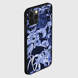 Чехол для iPhone 12 Pro Цветы Темные Розы, цвет: 3D-черный — фото 2