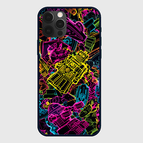 Чехол iPhone 12 Pro Cyber space pattern Fashion 3022 / 3D-Черный – фото 1