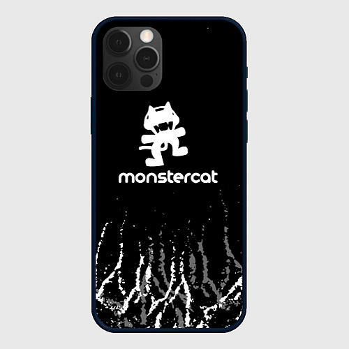 Чехол iPhone 12 Pro Monstercat / 3D-Черный – фото 1