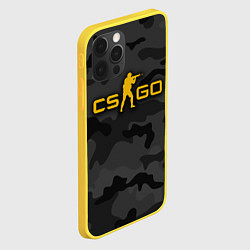 Чехол для iPhone 12 Pro Counter-Strike Камуфляж Тёмные Воды, цвет: 3D-желтый — фото 2