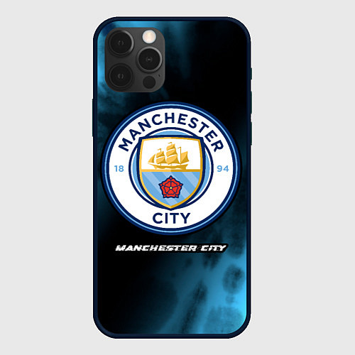 Чехол iPhone 12 Pro МАНЧЕСТЕР СИТИ Manchester City 5 / 3D-Черный – фото 1