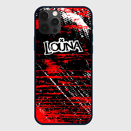 Чехол iPhone 12 Pro Louna краски / 3D-Черный – фото 1