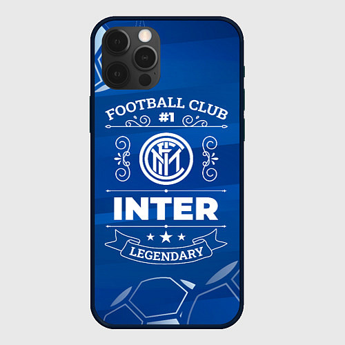 Чехол iPhone 12 Pro Inter FC 1 / 3D-Черный – фото 1